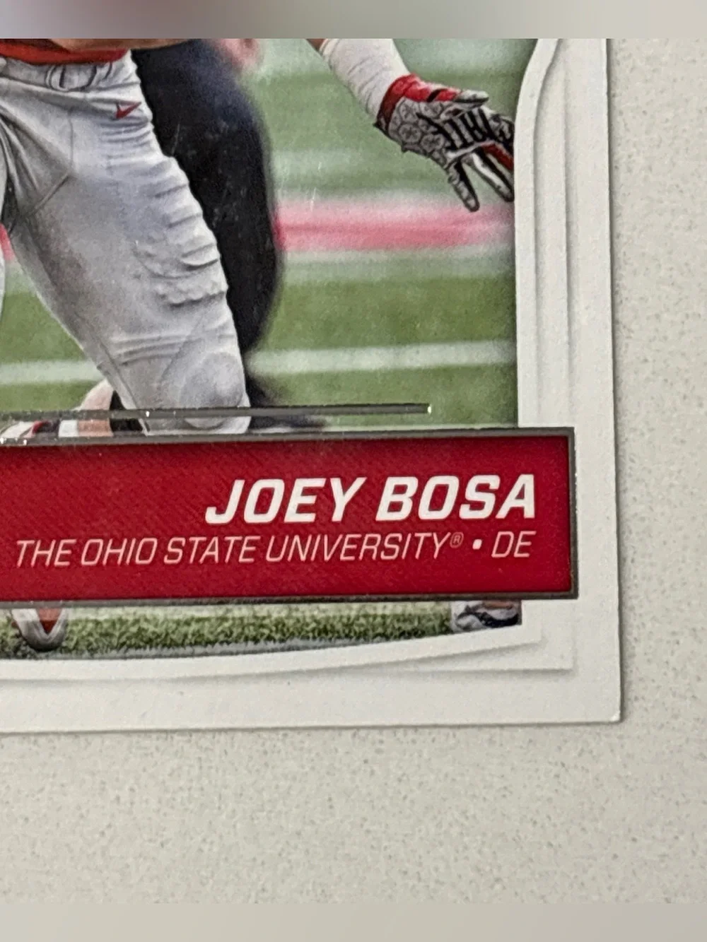 2016 Panini Score Card Joey Bosa Rookie Card - Red & Silver